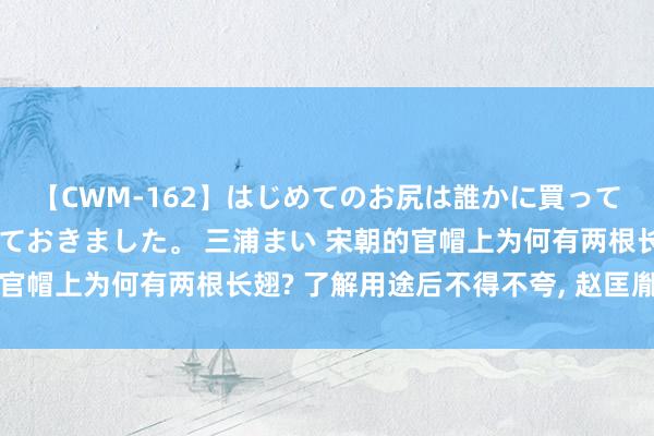 【CWM-162】はじめてのお尻は誰かに買って欲しくて今日までとっておきました。 三浦まい 宋朝的官帽上为何有两根长翅? 了解用途后不得不夸, 赵匡胤真理智