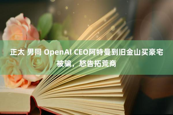 正太 男同 OpenAI CEO阿特曼到旧金山买豪宅被骗，怒告拓荒商