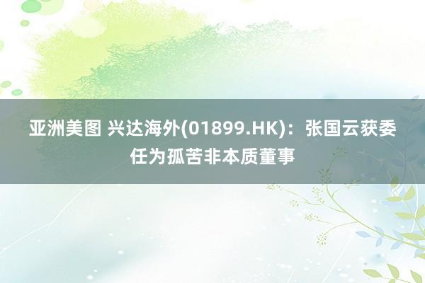 亚洲美图 兴达海外(01899.HK)：张国云获委任为孤苦非本质董事