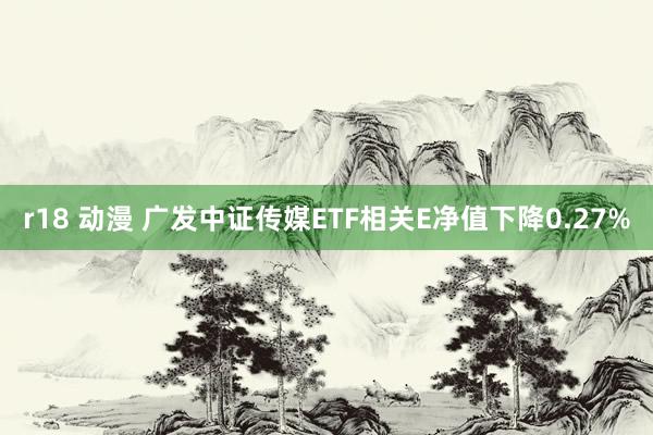 r18 动漫 广发中证传媒ETF相关E净值下降0.27%